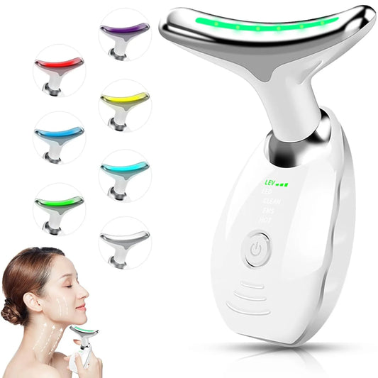 Lifting and Firming Facial Massage Device With 7 Color Purposes