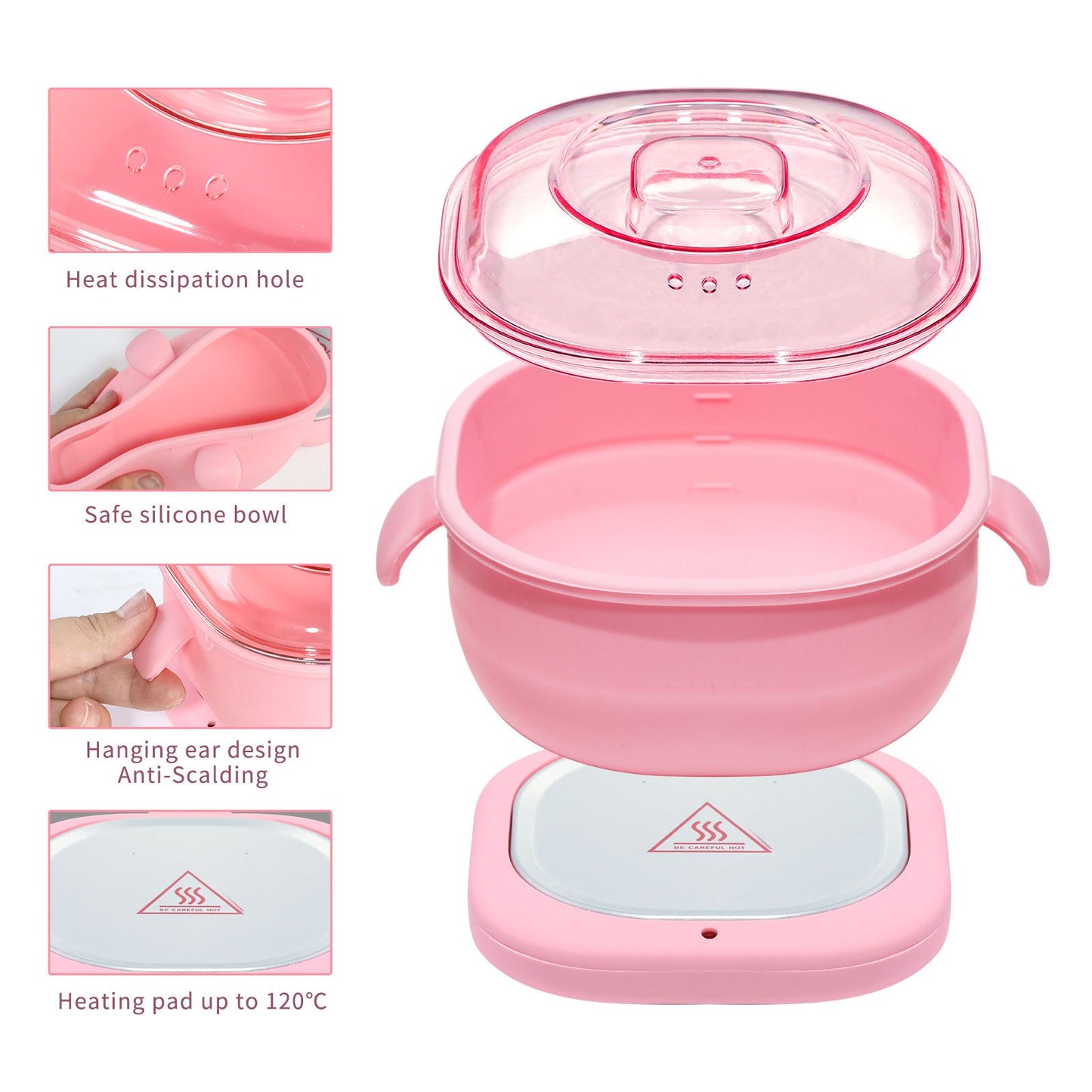 Electric Silicone Wax Warmer Pot